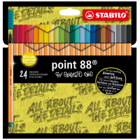 STABILO Fineliner point 88 "Snooze One", 24er...