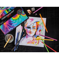 STABILO Aquarell-Buntstift aquacolor ARTY, 24er Metalletui