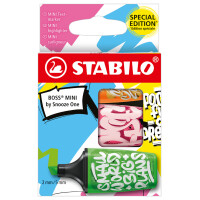 STABILO Textmarker BOSS MINI by Snooze One, 3er Etui