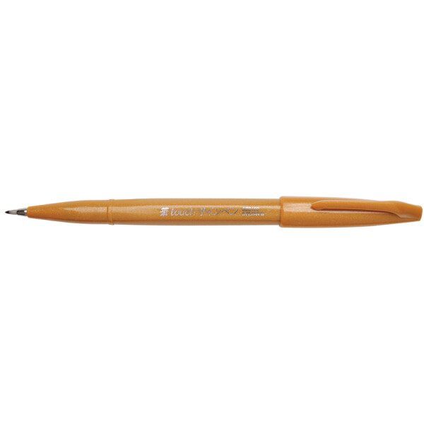 PentelArts Faserschreiber Brush Sign Pen, gelb