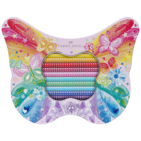 FABER-CASTELL Dreikant-Buntstifte GRIP SPARKLE, Geschenkset