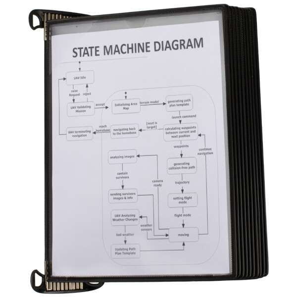 djois by tarifold Wandsichttafelsystem PRO, DIN A4, bestückt