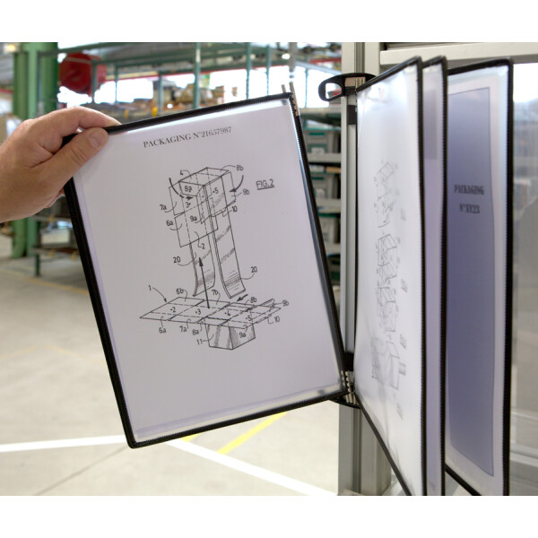 djois by tarifold Wandsichttafelsystem PRO, DIN A4, bestückt