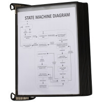 djois by tarifold Wandsichttafelsystem PRO, DIN A4, bestückt