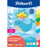Pelikan Tonpapierblock Summer, 230 x 330 mm, 20 Blatt
