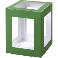 folia Laternen-Zuschnitt, eckig, 100x100x120 mm, sortiert