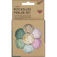 folia Rocailles-Perlen-Set SILBER