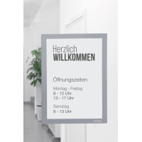 magnetoplan Magnetrahmen magnetofix, DIN A6, silber