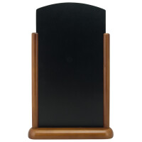 Securit Tischaufsteller TOP, groß, dunkelbraun