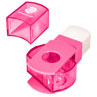 STAEDTLER Radierer-Spitzer-Kombi 511 SE, neon-pink