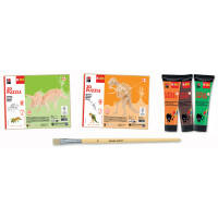 Marabu KiDS Paint & Puzzle Set Little Artist, Dinos