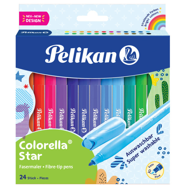 Pelikan Fasermaler colorella star, 30er Kartonetui
