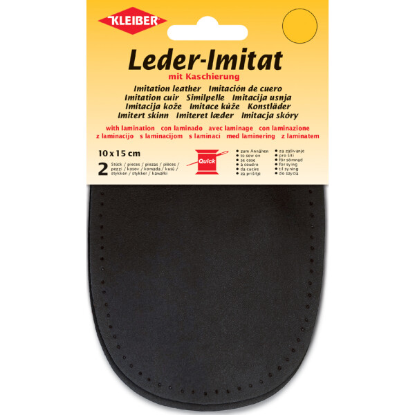 KLEIBER Leder-Imitat mit Kaschierung, 100 x 150 mm, braun