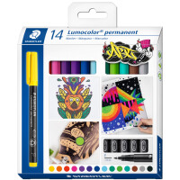 STAEDTLER Lumocolor Permanent-Marker 318F, 6er Kartonetui