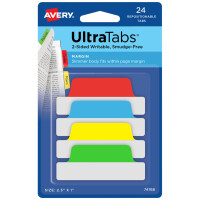 AVERY Zweckform Haftstreifen UltraTabs Neon, 63,5 x 25 mm