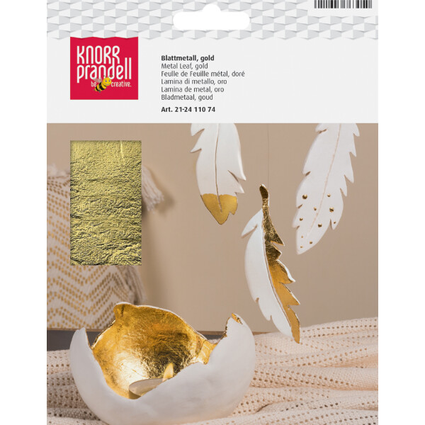 KNORR prandell Blattmetall, 140 x 140 mm, silber