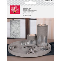 KNORR prandell Blattmetall, 140 x 140 mm, silber