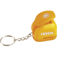 HEYDA Motivstanzer Mini "Blume", mit Schlüsselanhänger