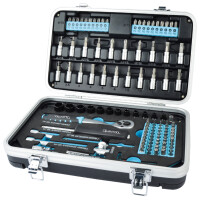 QUANTOOL Schraub- & Bit-Satz, 116-teiliger Koffer