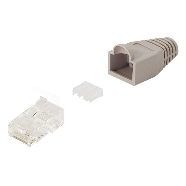 LogiLink Modularer RJ45-Steckverbinder Kat.6A, ungeschirmt