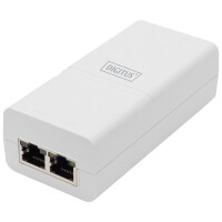 DIGITUS Gigabit Ethernet PoE+ Injektor 802.3at, 100 m