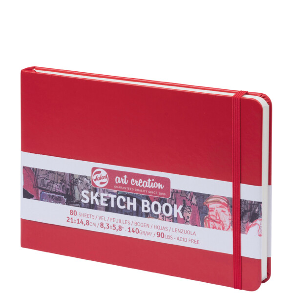 ROYAL TALENS Skizzenbuch Art Creation, 120 x 120 mm, rot