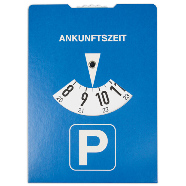 RNK Verlag Parkscheibe mit Ladescheibe, Karton, blau grün