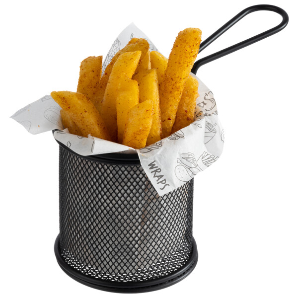 APS Servier-Frittierkorb SNACKHOLDER, 90 mm, schwarz