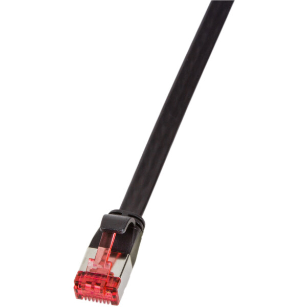 LogiLink U FTP Flach-Patchkabel, Kat. 6A, 5,0 m, weiß