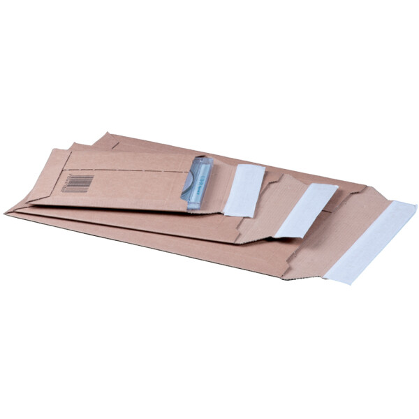 SMARTBOXPRO Versandtasche, Wellpappe, braun, Kleinbildformat