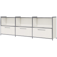 kerkmann Sideboard ARTLINE, 2 Ordnerhöhen, 3 Schubladen