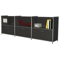 kerkmann Sideboard ARTLINE, 2 Ordnerhöhen, 3 Schubladen