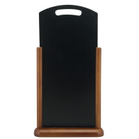 Securit Tischaufsteller HANDLE, groß, dunkelbraun