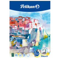 Pelikan Aquarellblock C4 20, DIN A4, 150 g qm, 20 Blatt