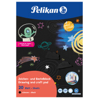 Pelikan Zeichenblock C4 20, DIN A4, 120 g qm, 20 Blatt