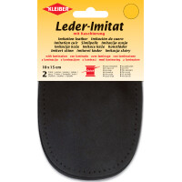 KLEIBER Leder-Imitat mit Kaschierung, 100 x 150 mm, schwarz