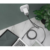 DIGITUS USB-Ladegerät, 2x USB-C, 65 Watt, weiß