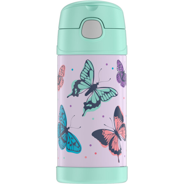 THERMOS Isolier-Trinkflasche FUNTAINER Straw Bottle, blau