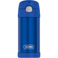 THERMOS Isolier-Trinkflasche FUNTAINER Straw Bottle, blau