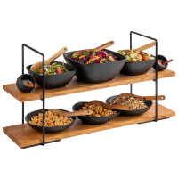 APS Etagère PERFECTO LARGE, 2-stufig, eiche:...