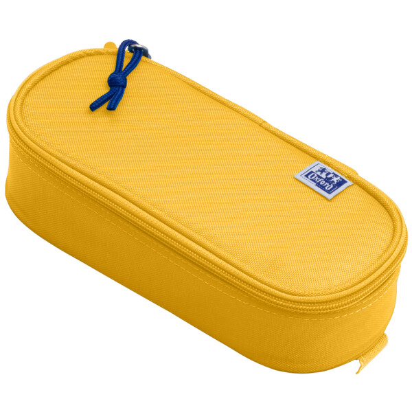 Oxford Schlamper-Etui, Polyester, oval, rot