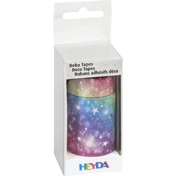 HEYDA Deko-Klebeband "Rainbow Glitter"
