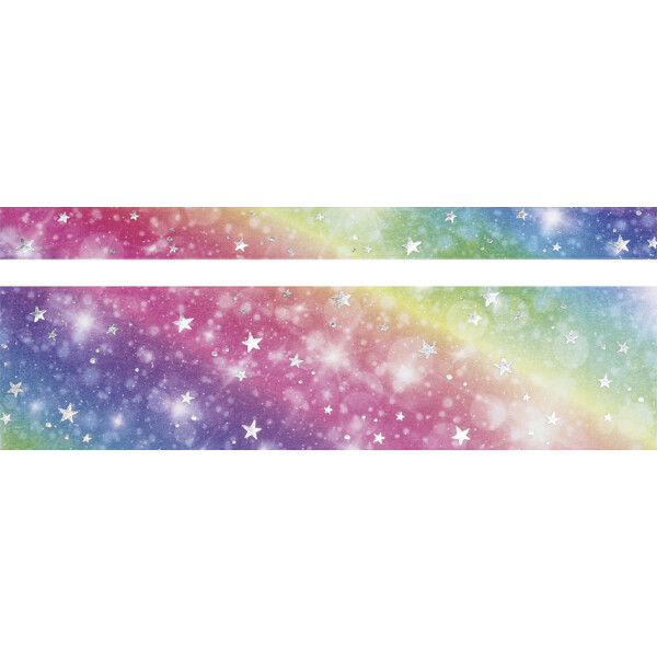 HEYDA Deko-Klebeband "Rainbow Glitter"