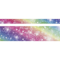 HEYDA Deko-Klebeband "Rainbow Glitter"