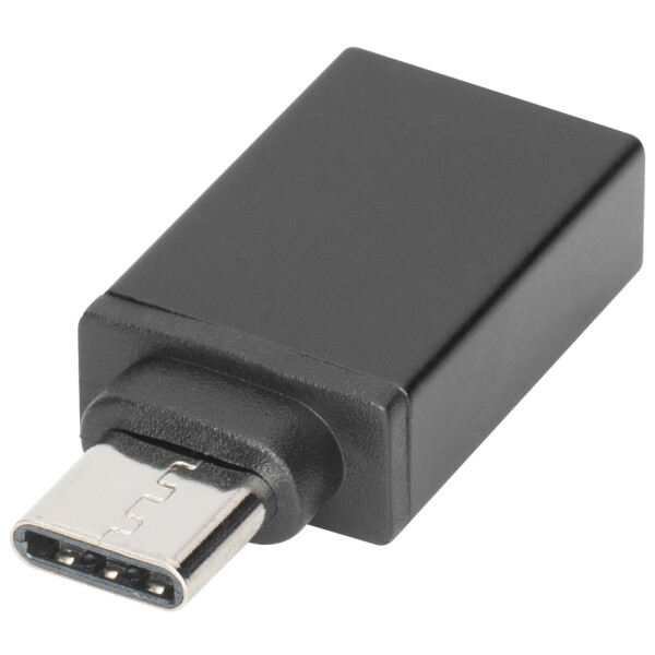 DIGITUS USB Adapter, USB-C - USB-A, schwarz