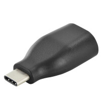 DIGITUS USB Adapter, USB-C - USB-A, schwarz