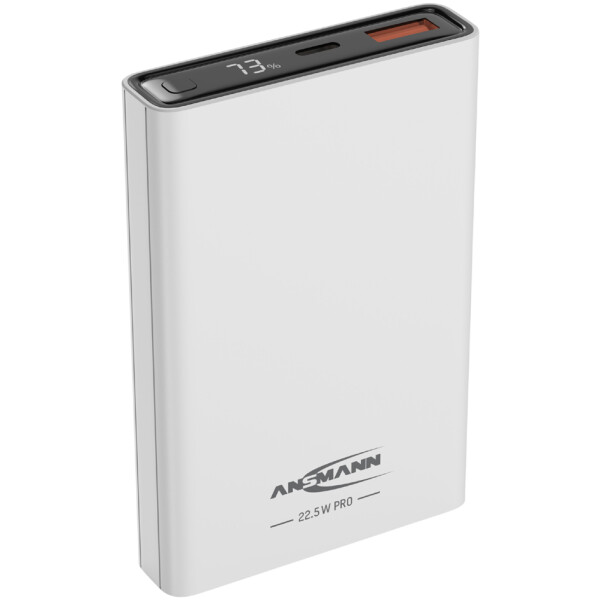 ANSMANN Powerbank PB222PD, 10.000 mAh, schwarz