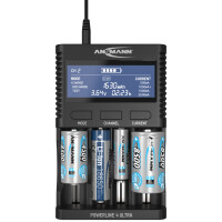 ANSMANN Universal-Ladegerät Powerline 4 Ultra, schwarz
