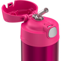 THERMOS Isolier-Trinkflasche FUNTAINER Straw Bottle, pink