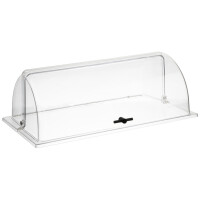 APS Rolltop-Haube GN 1 1, rechteckig, transparent